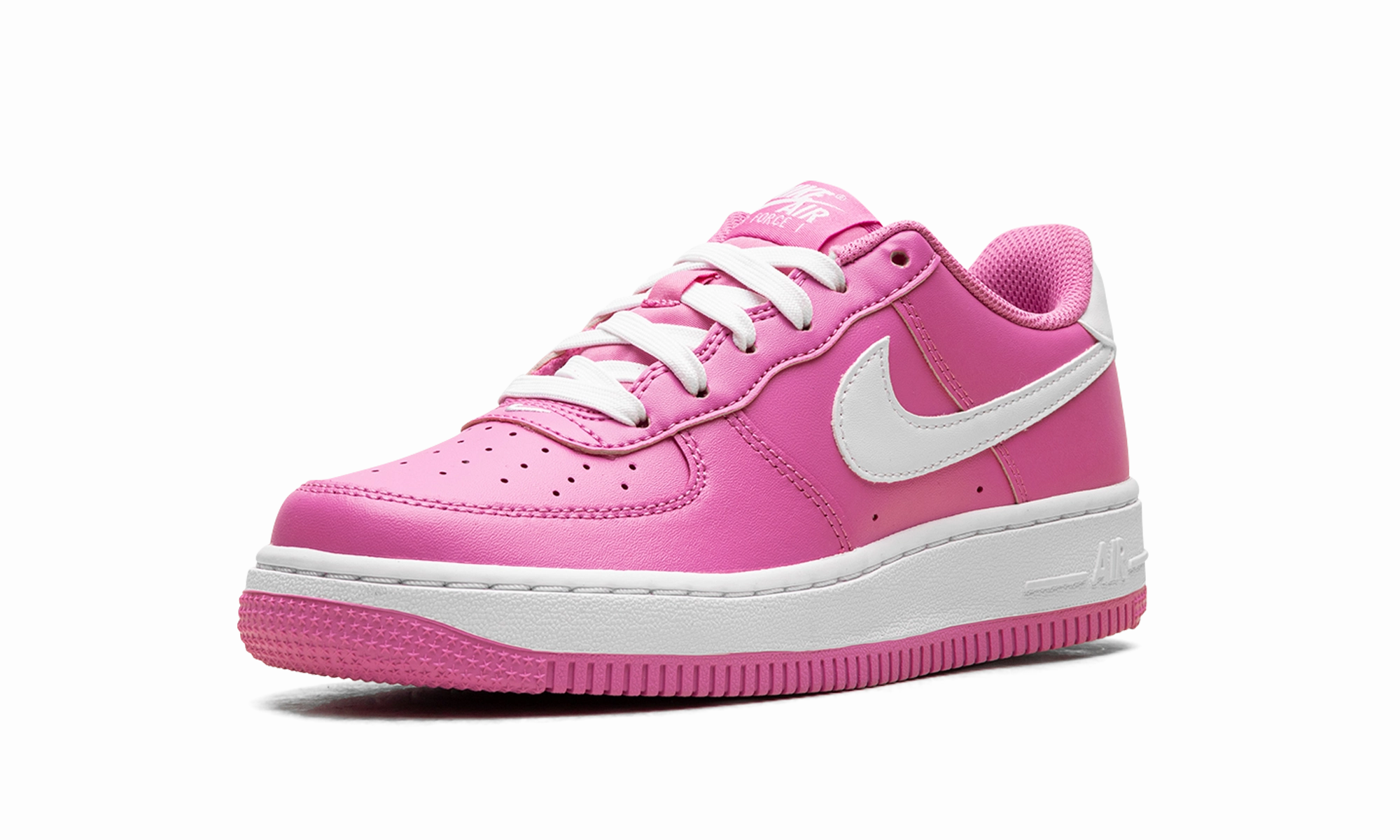 Non Marking Tread Good elasticity Air Force 1 GS "Playful Pink"