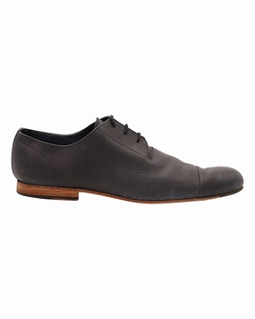 Rachel Comey Oxford Shoes in Navy Blue Leather Essential Style