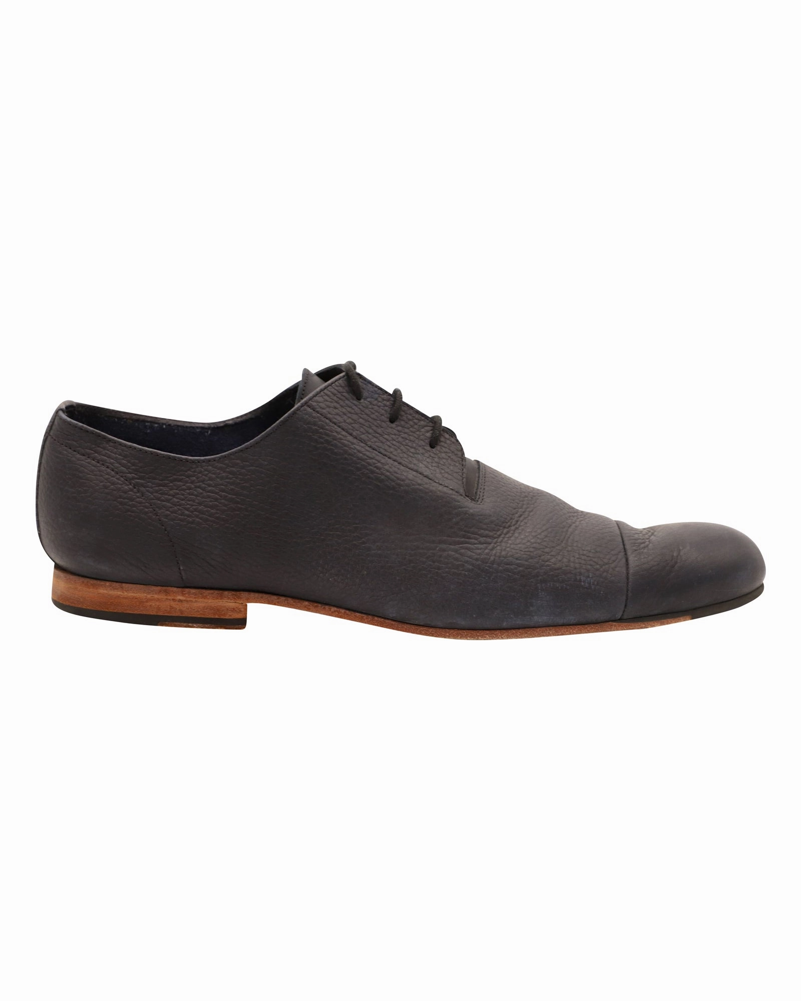 Rachel Comey Oxford Shoes in Navy Blue Leather Essential Style