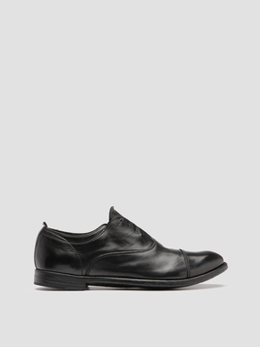 ARC 501 - Black Leather Oxford Shoes Easy Travel