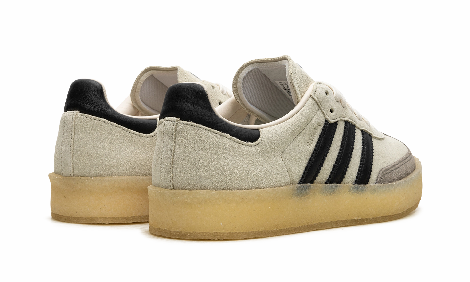 Flat Base City Jog 8th Street Samba "Clarks - Kith - White / Black"