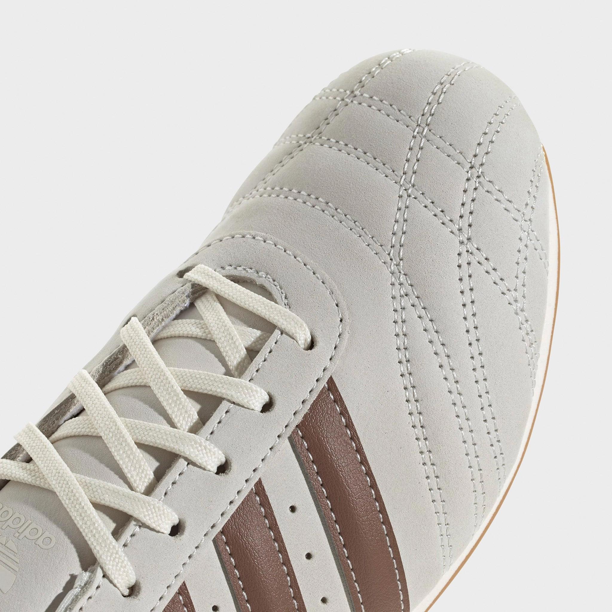 adidas Women's Taekwondo Lace Off White / Preloved Brown - Gum Hypoallergenic Lining ClassicDesign