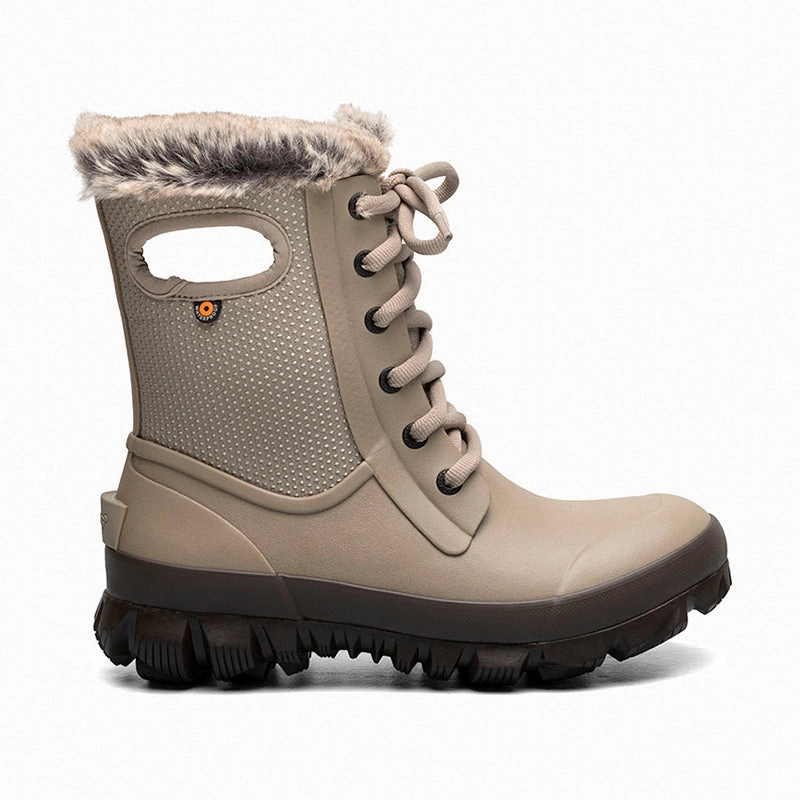 Women's Arcata Dots Taupe Thermal Core Outdoor Explorer