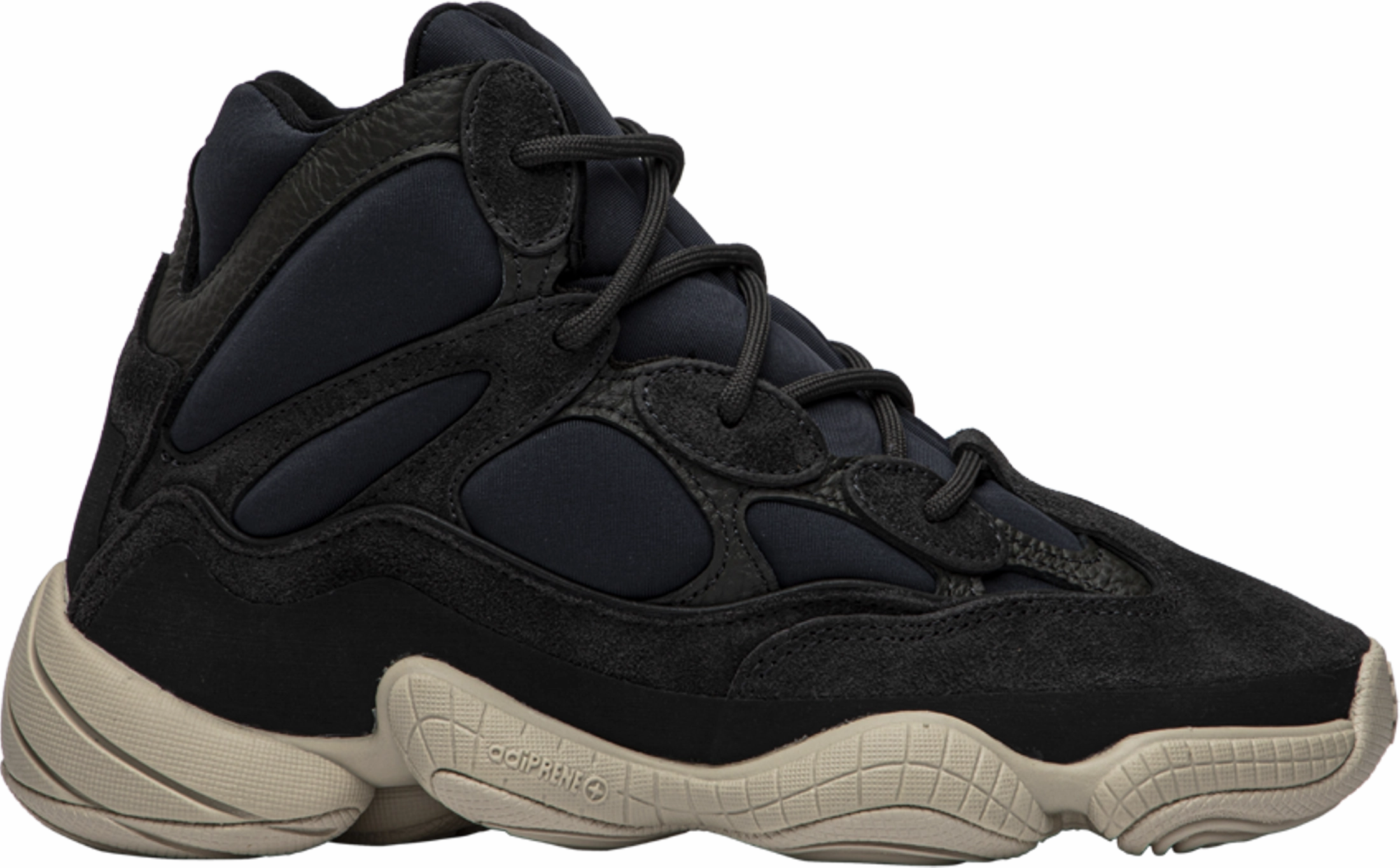 Yeezy 500 High 'Slate' -  FW4968 Mid Top Style Rocker Sole Technology