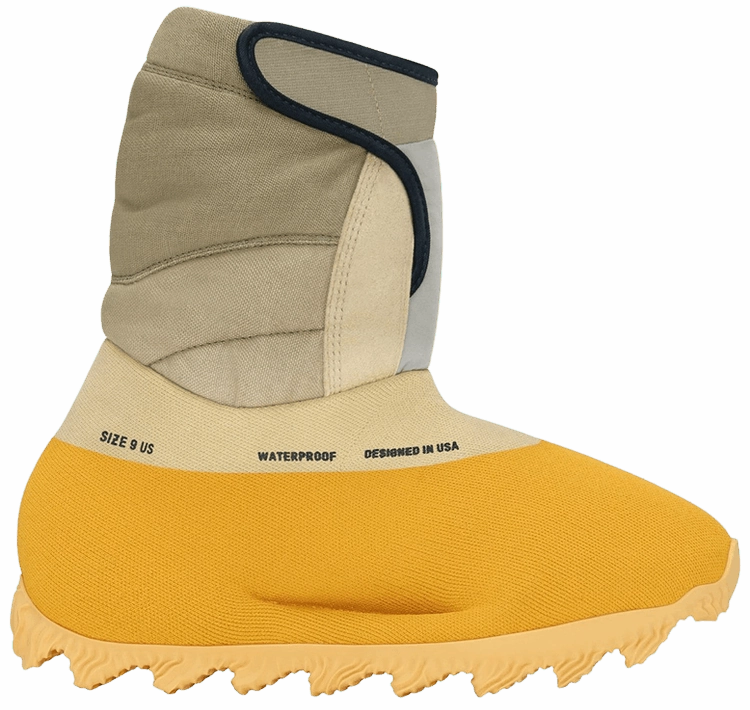 Recycled Outsole Material Training Mode Yeezy Knit Runner Boot 'Sulfur' - GY1824