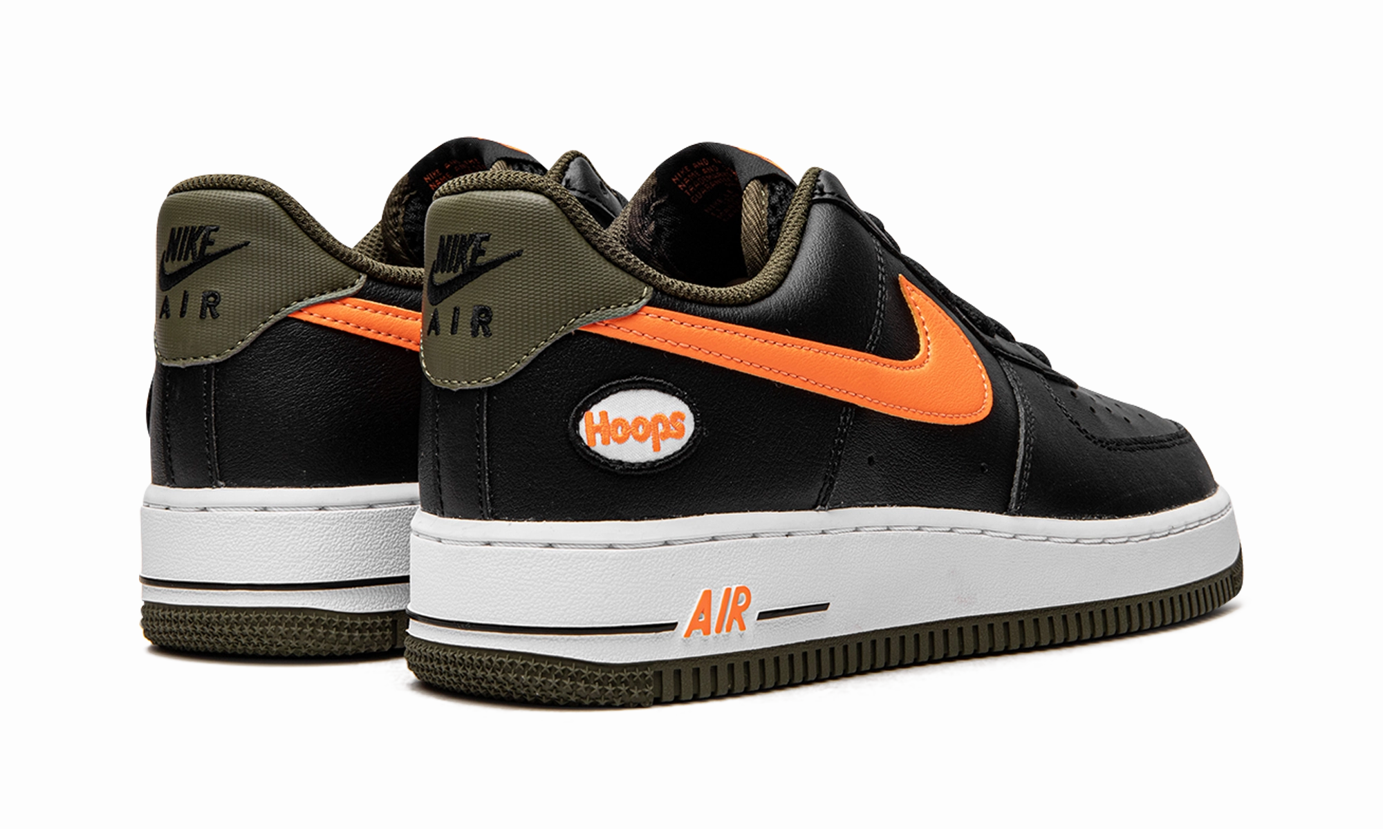 Soft Footbed Mold Air Force 1 Low "Hoops Black University Gold"