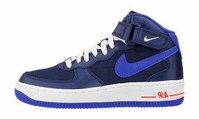 Air Force 1 Mid GS "MID NAVY / LYN BL WHITE BRGHT CRM" Weekday Style Outdoor Sport